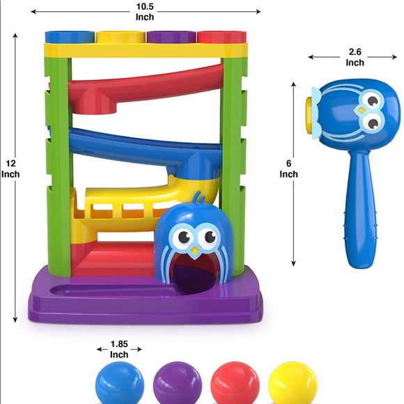 NEW Montessori toddler toy Ball Bash - Picture 4 of 4